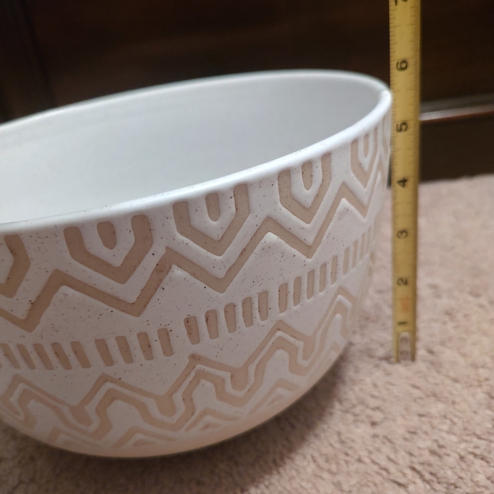 Kirkland's Cream Decorative Bowl From Kirklands